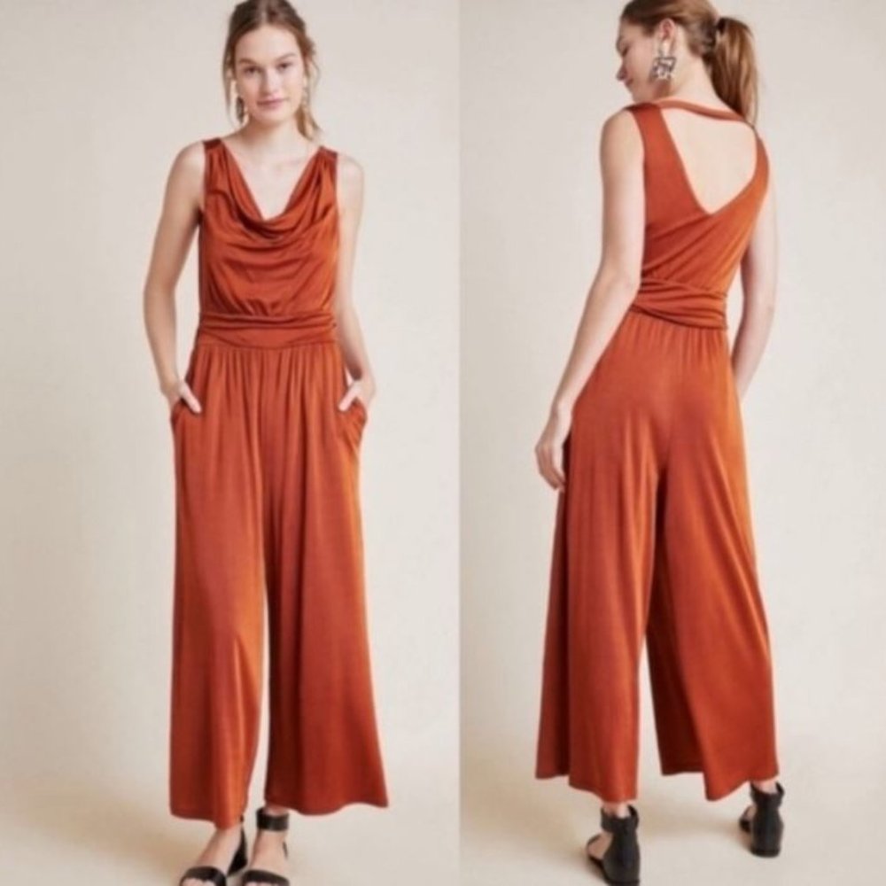 Anthropologie Maeve Enchantment Jumpsuit Pants - Picture 2 of 7